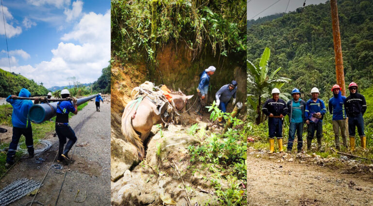 Compromiso y vocación para atender afectaciones en Chaucha